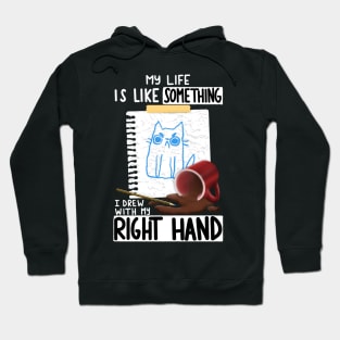 Right Hand Drawing Hoodie